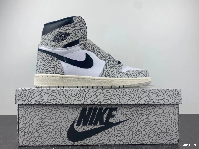 Cheap Air Jordan DZ5485-052 1 White Cement OG High 0702